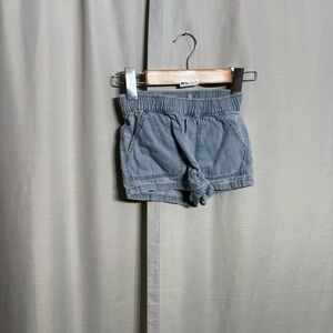 Gap Kids Chambray Shorts Elastic Waist Casual Summer Denim